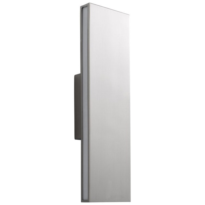 Profile Two-Light LED Wall Sconce – Satin Nickel