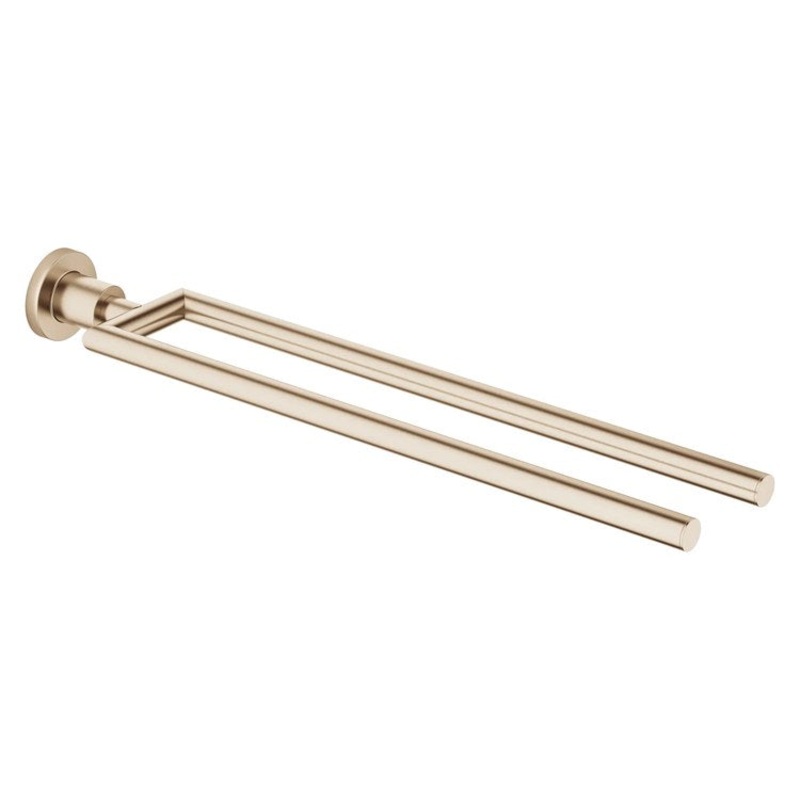 Towel Bar TARA 2-Piece Fixed Brushed Champagne