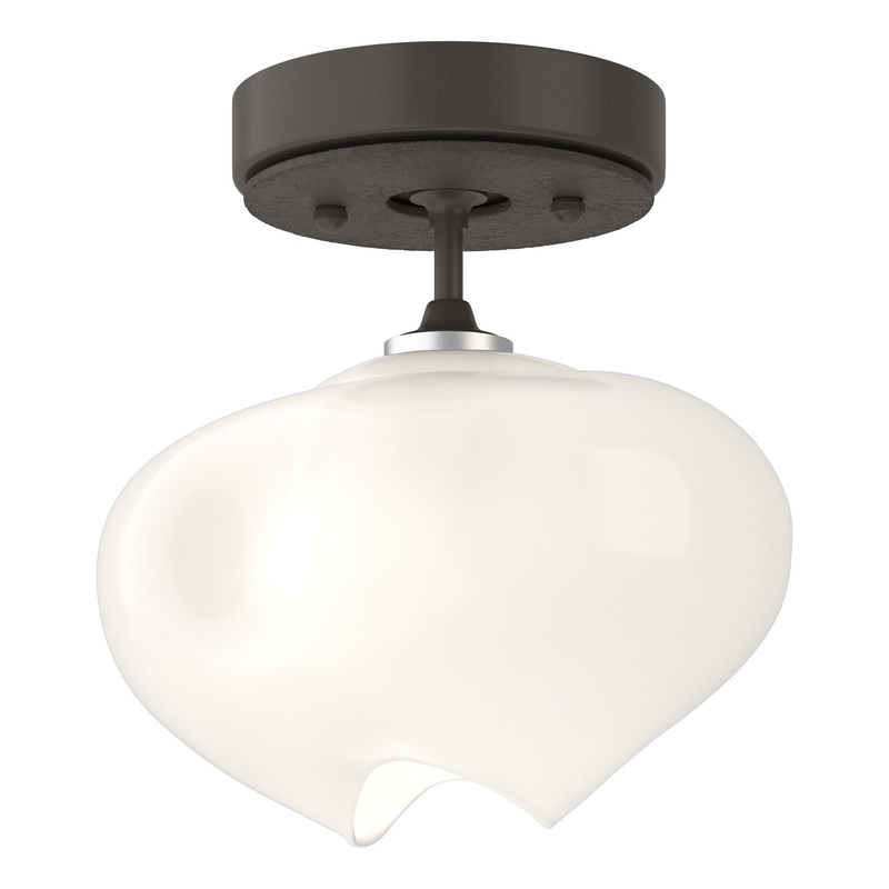 Ume 1-Light Semi-Flush Dark Smoke Dark Smoke