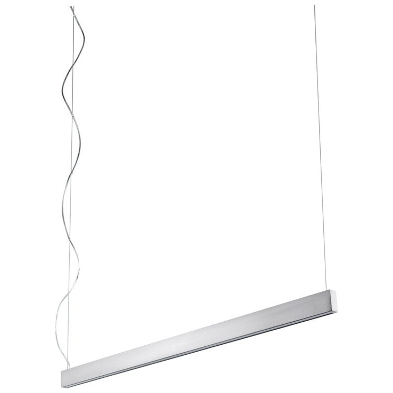 Zepp Two-Light 50″ LED Linear Pendant – Satin Nickel