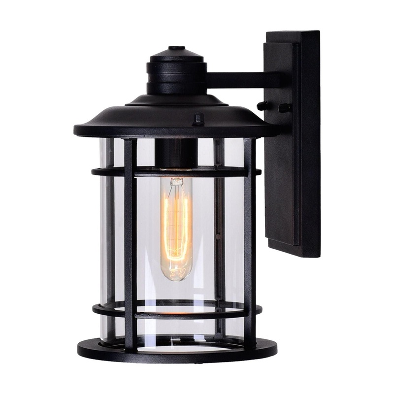 Belmont Outdoor Wall Light Black