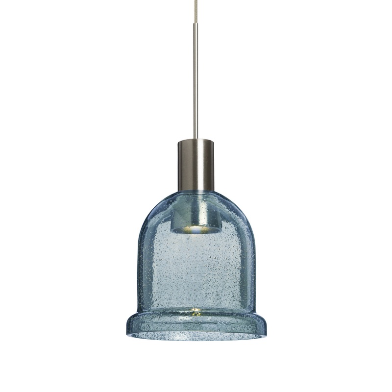 Besa 1XC-KIBABL-LED-SN Kiba LED Pendant Satin Nickel
