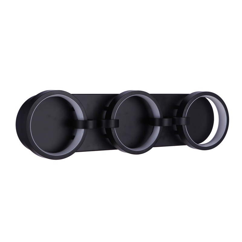 Craftmade 59303-FB-LED Context LED Vanity Flat Black