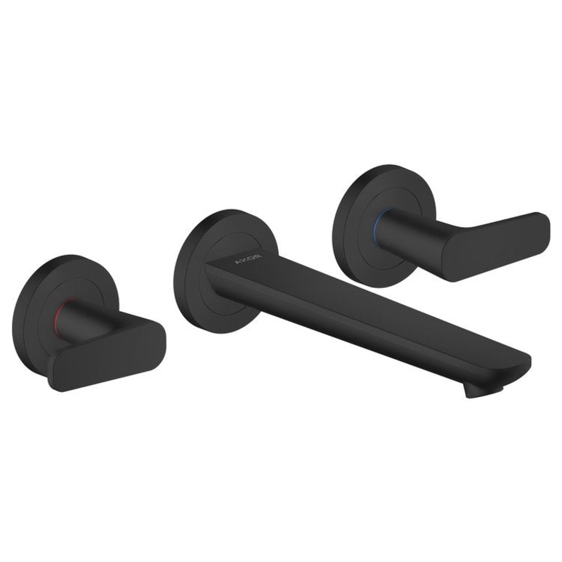 Faucet Trim Citterio C Widespread 2 Lever Matte Black WaterSense ADA 1.2 Gallons per Minute