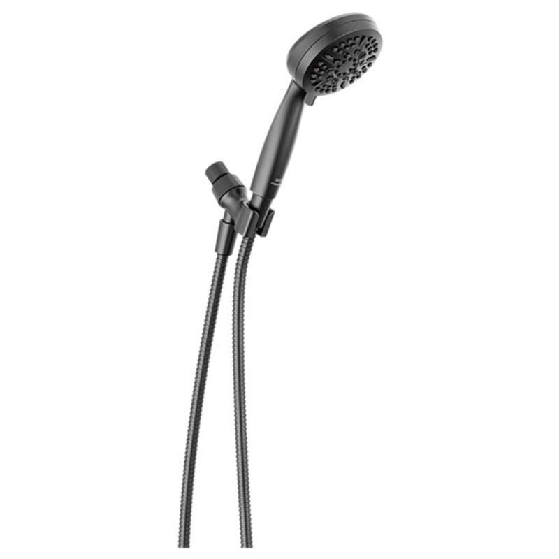 Handshower Universal Showering Matte Black 5 Setting WaterSense 1.75 Gallons per Minute 4-3/8 Inch