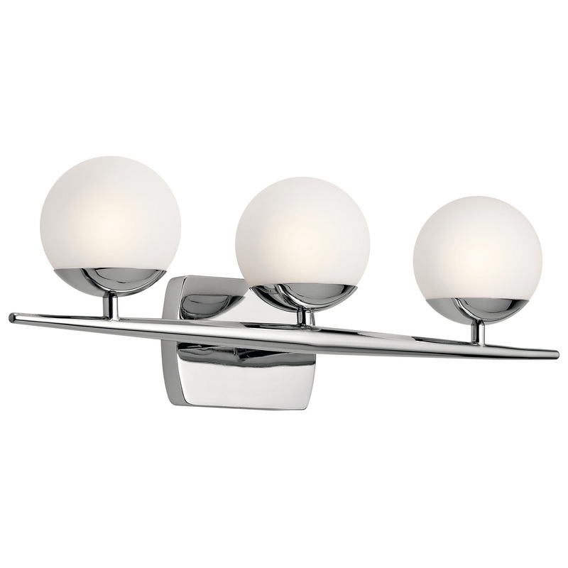 Kichler 45582CH Three Light Bath, Chrome