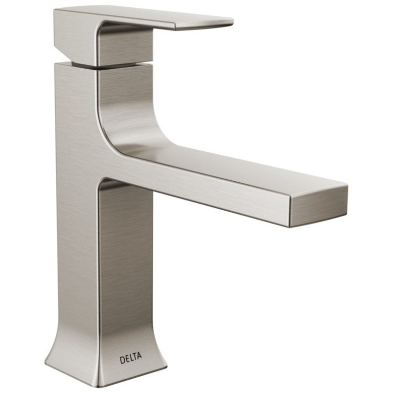 Lavatory Faucet Velum 1 Lever ADA WaterSense Brilliance Stainless 1.2 Gallons per Minute 4-7/16 Inch