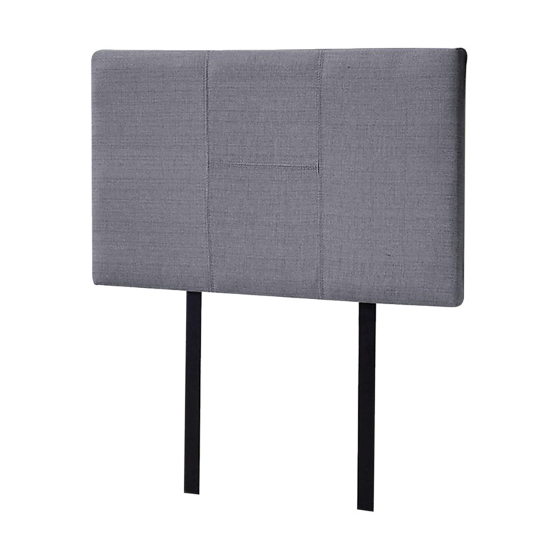 Linen Fabric Single Bed Headboard Bedhead – Grey