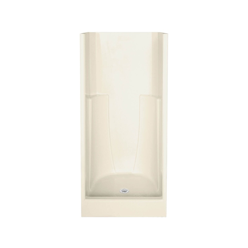 MAAX 103001-000-004-000 36S 36 x 34 AcrylX Alcove Center Drain One-Piece Shower in Bone