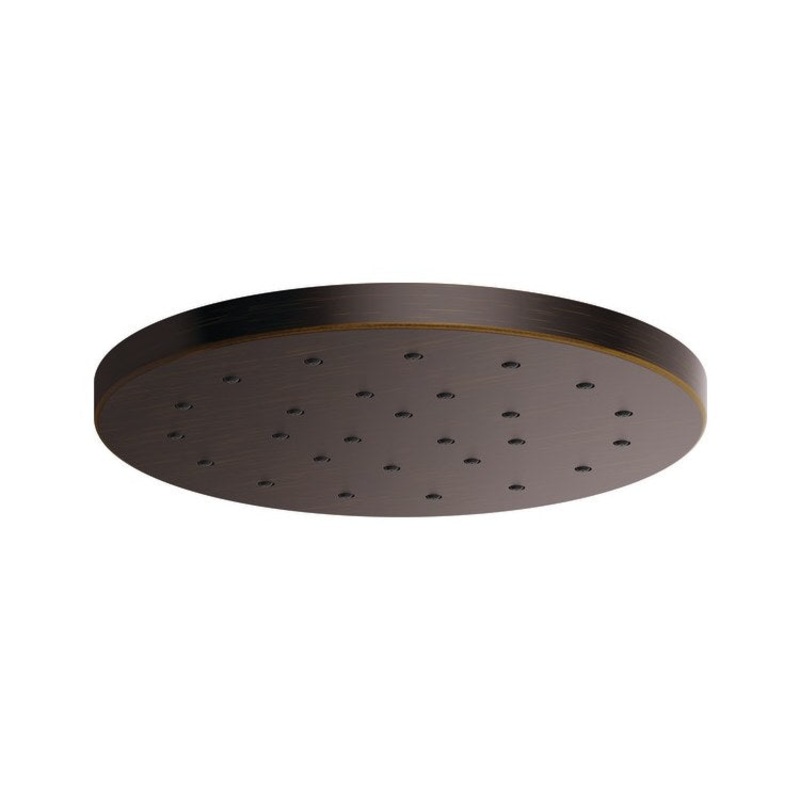 Showerhead Universal Showering 1 Function Rain Can Venetian Bronze 14 Inch 1.75 Gallons per Minute Linear Round H2OKinetic Drenching Spray