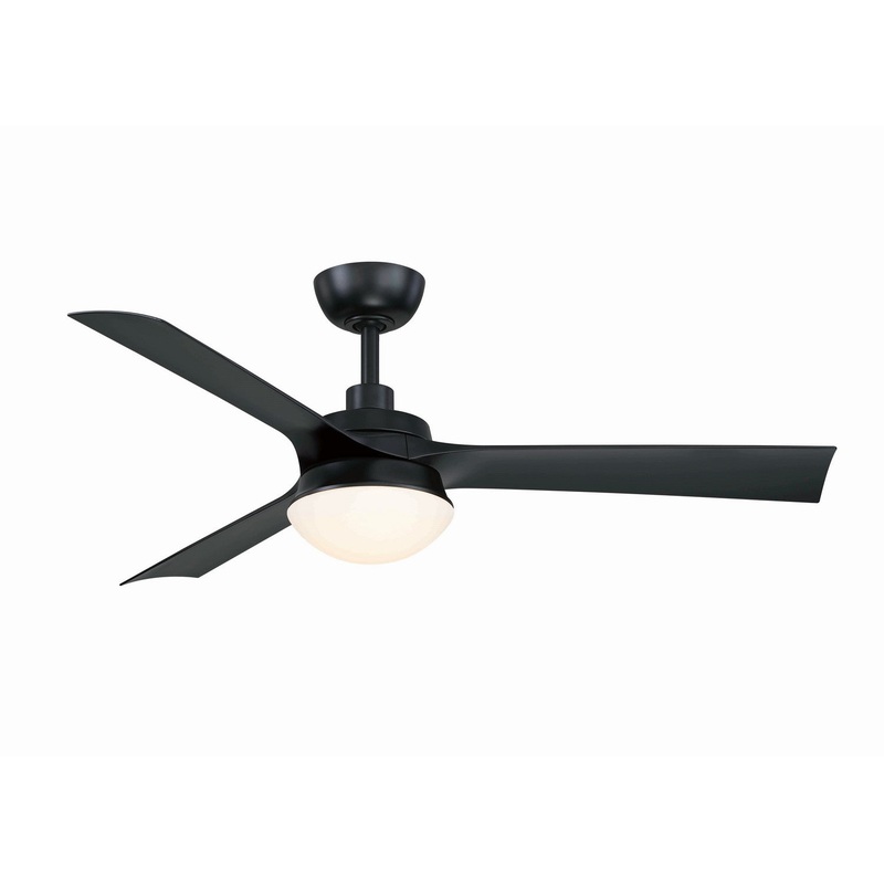 52″Ceiling Fan from the Barlow Collection in Black Finish by Fanimation