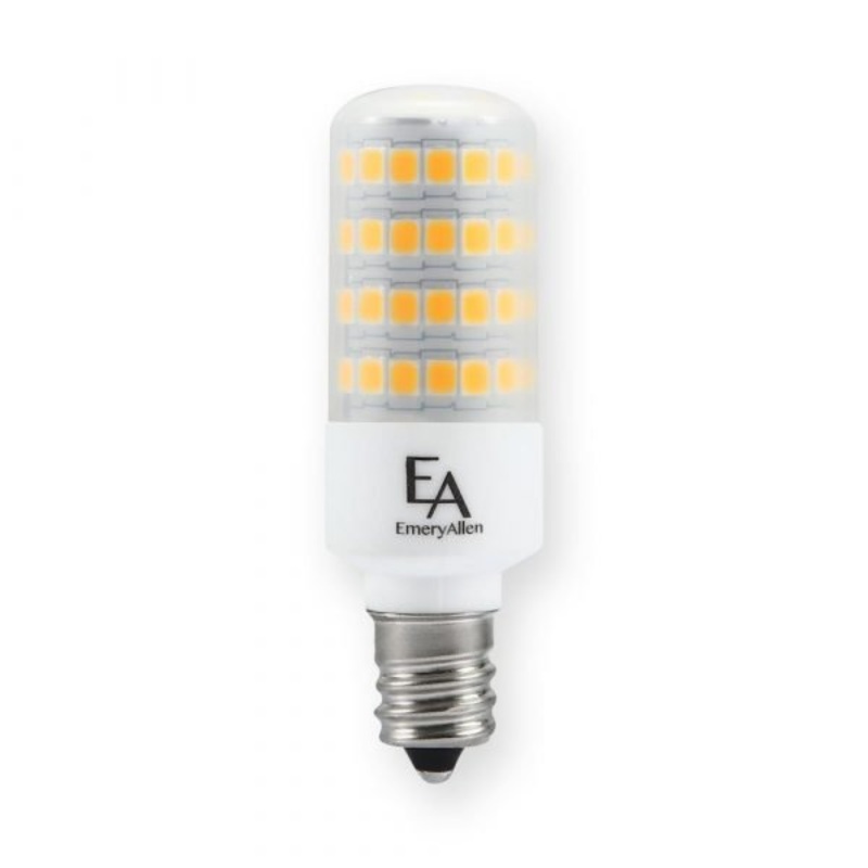 6 Watt LED, 600  Lumens, E12 Candelabra base, 120 Volt Light Bulb by Emery Allen