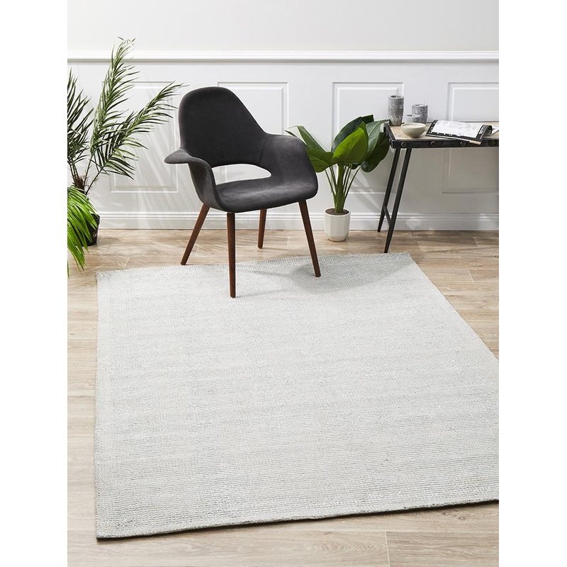 Allure Sky Cotton Rayon Rug by Rug Culture – 225X155CM