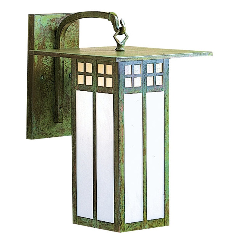 Arroyo GB-9LGWC-VP Glasgow One Light Wall Mount Verdigris Patina