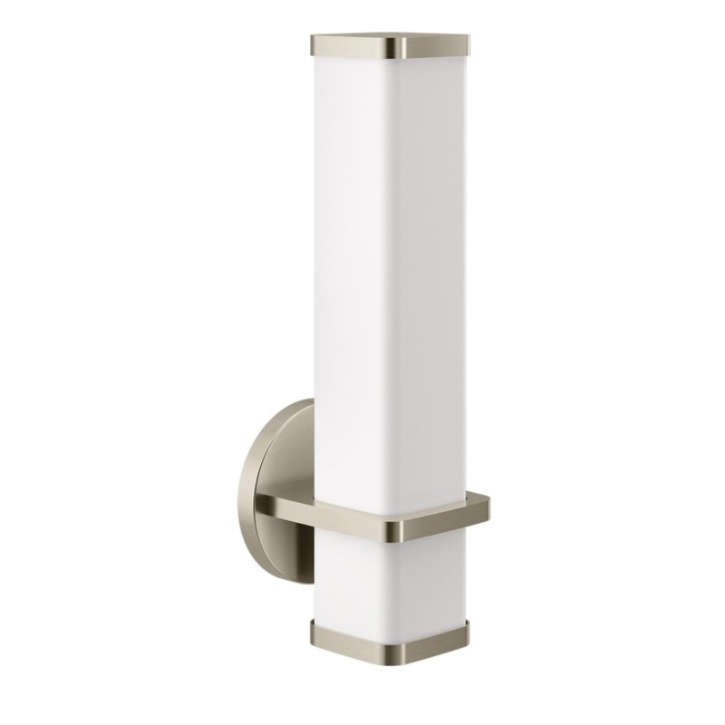 Bath Light Iver Brushed Nickel Medium Base Type T 100 Watt