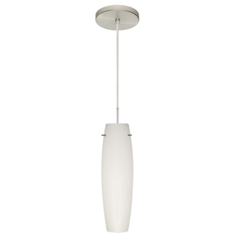 Besa 1BT-412107-SN Tu Tu One Light Pendant Satin Nickel
