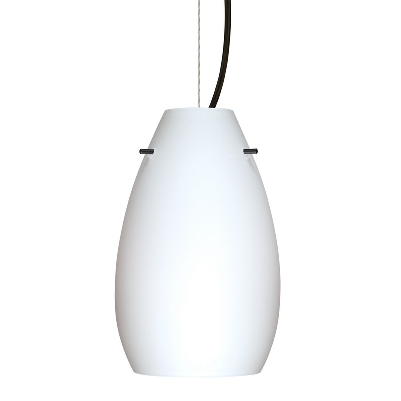 Besa 1KX-412607-BK Besa Pera 9 Pendant One Light Pendant Black