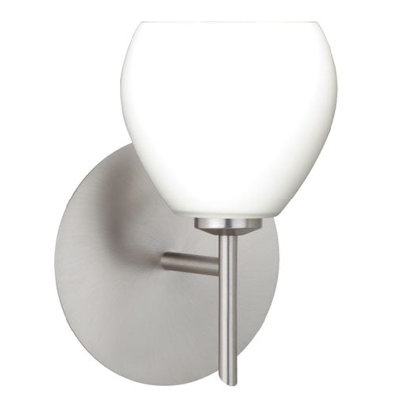 Besa 1SW-560507-SN Tay Tay One Light Wall Sconce Satin Nickel