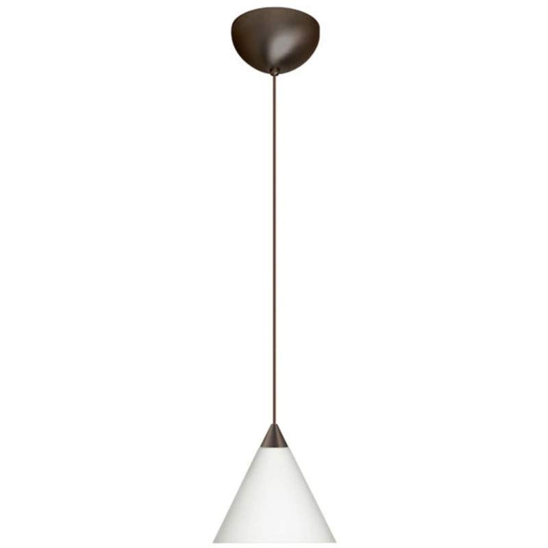 Besa 1XC-512107-BR Kani One Light Pendant Bronze