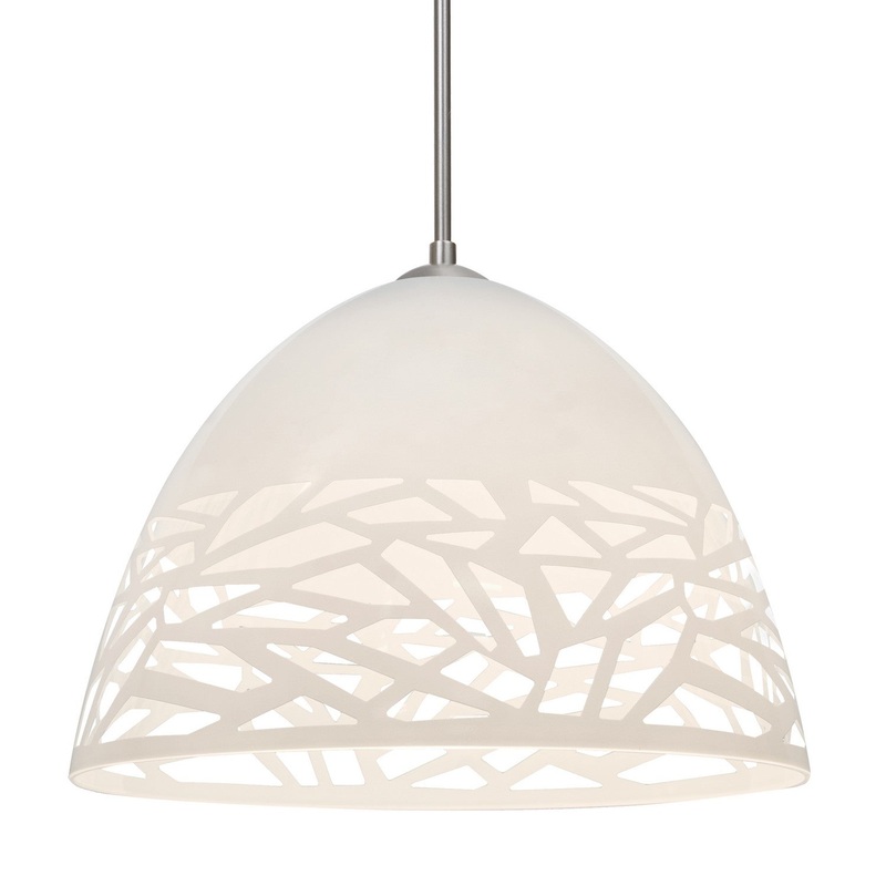 Besa J-KIEVWH-LED-SN Besa Kiev Pendant LED Pendant Satin Nickel