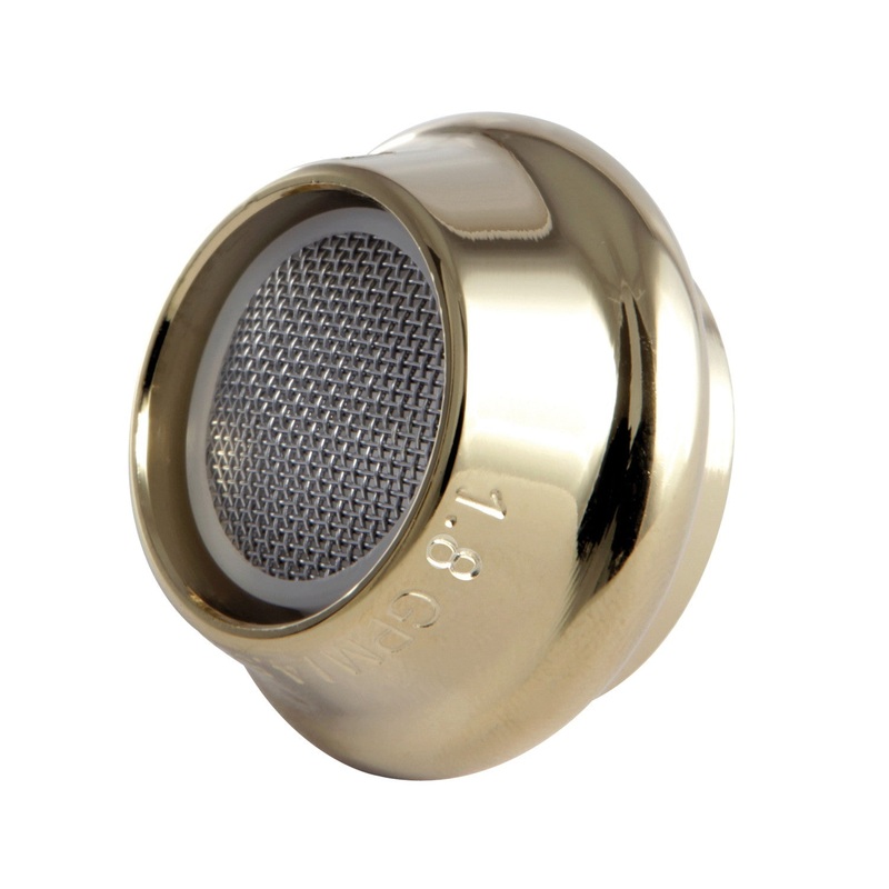 Cal Green Z18KBSA7642 1.8 GPM Female Aerator, Polished Brass
