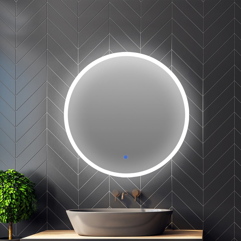 EMITTO LED Wall Mirror Round Anti-fog 60CM