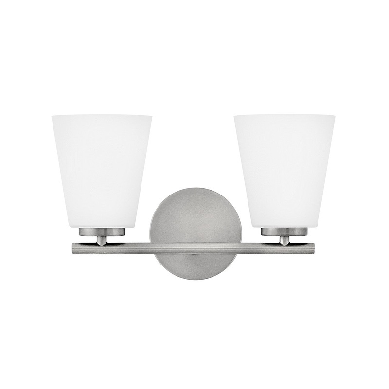LED Vanity from the Bri Collection in Brushed Nickel Finish by Lark