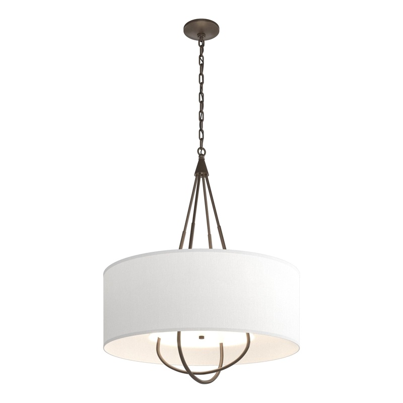 Loop Pendant Bronze Bronze Natural Anna Shade (SF)