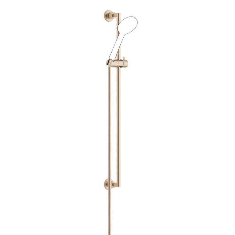 Slide Bar Kit TARA Less Hand Shower Brushed Champagne Brass Alloy