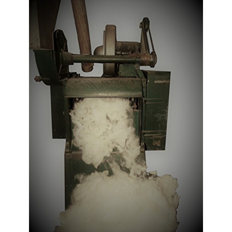 VIGLIETTI Lana per GUANCIALE/Cuscino – 100% Lana Naturale Imbottitura – Lana Refino Inglese di 1 Scelta, cardatura Artigianale- (kg 1,00 Lana REFINO)