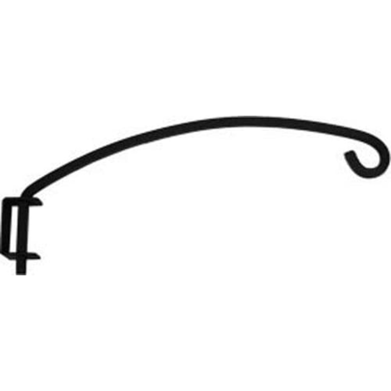 Village Wrought Iron PH-15-B Plant Hanger 15 Inch with Bracket with 2 3/4″H Bracket