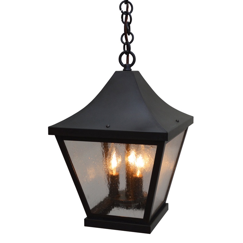 Arroyo NAH-10CS-BZ Nantes Three Light Pendant Bronze