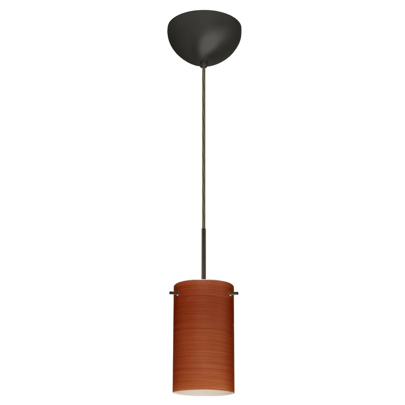 Besa 1BC-4404CH-HAL-BR Stilo One Light Pendant Bronze