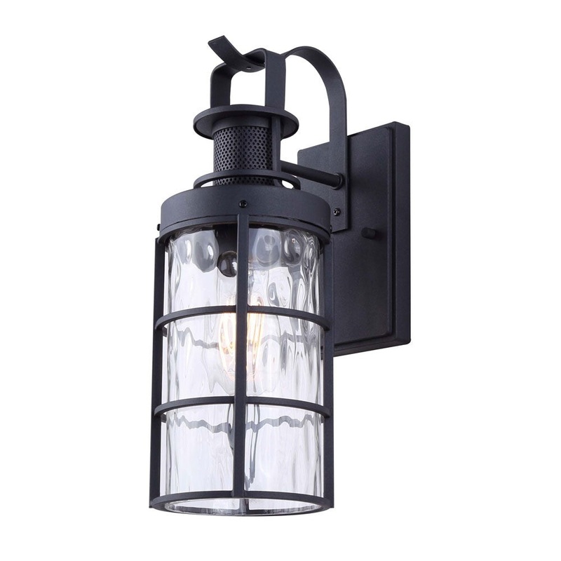 Canarm IOL610BK Winslet One Light Outdoor Lantern Black