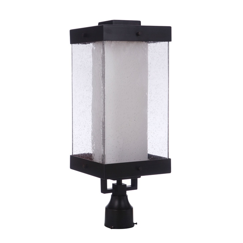Craftmade ZA5625-MN Hayner One Light Outdoor Post Mount Midnight