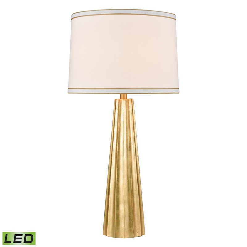 ELK Home 77107-LED Hightower LED Table Lamp Gold Leaf