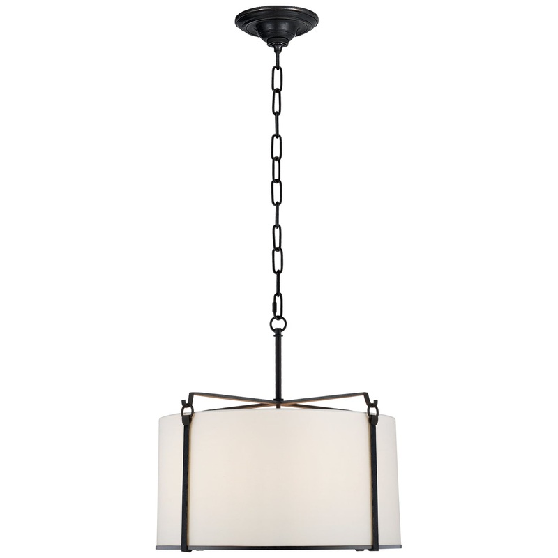 Four Light Hanging Lantern from the Aspen Collection in Blackened Rust Finish by Visual Comfort Signature