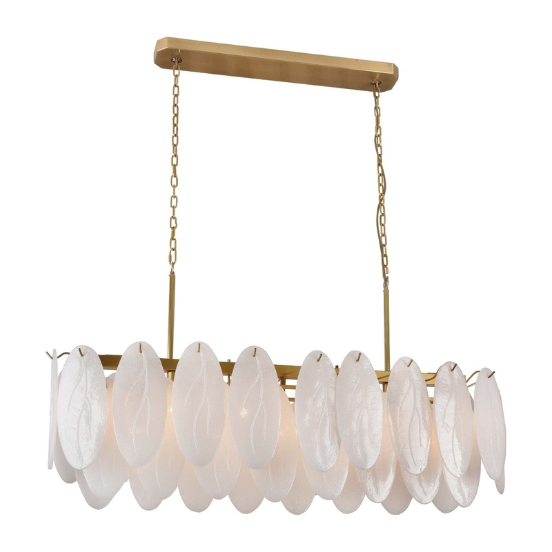 Helsinki 11-Light Chandelier Brass