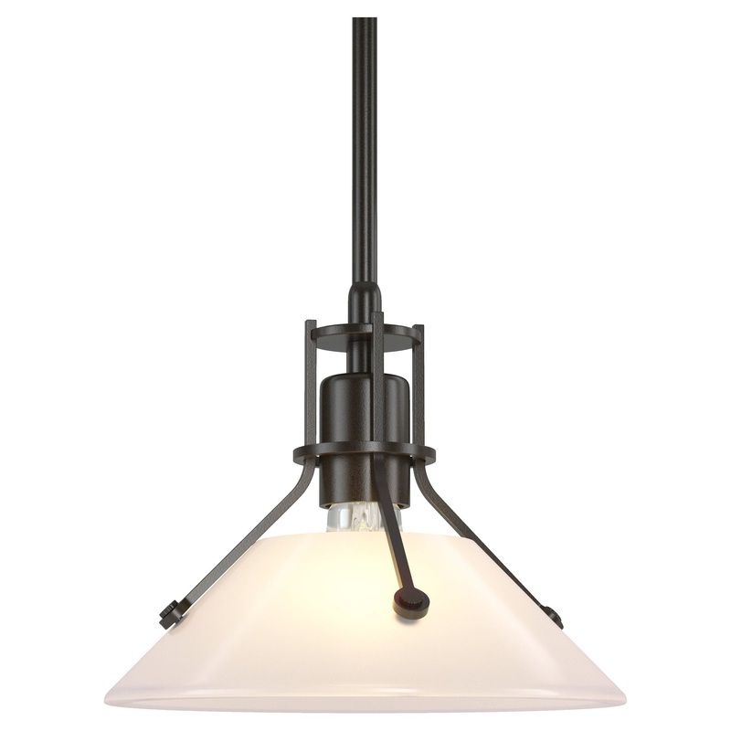 Henry Mini Pendant Oil Rubbed Bronze Frosted Glass (FD)