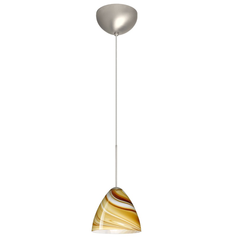 Besa 1XC-1779HN-SN Mia One Light Pendant Satin Nickel