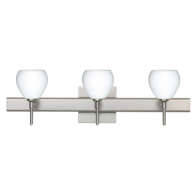 Besa 3SW-560507-SN-SQ Tay Tay Three Light Wall Sconce Satin Nickel