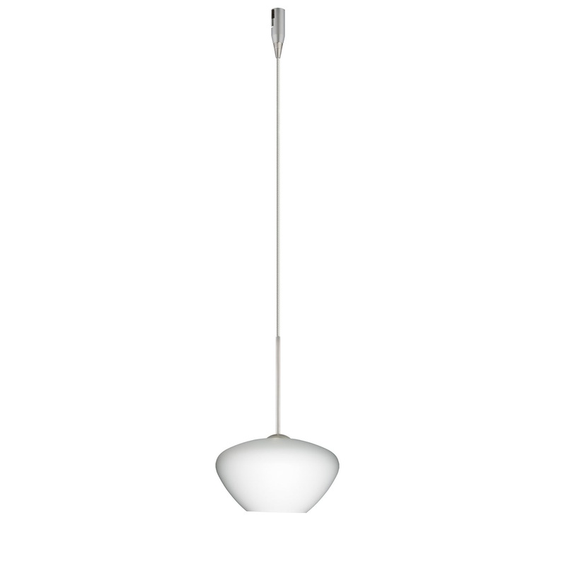 Besa RXP-541007-SN Peri One Light Pendant Satin Nickel
