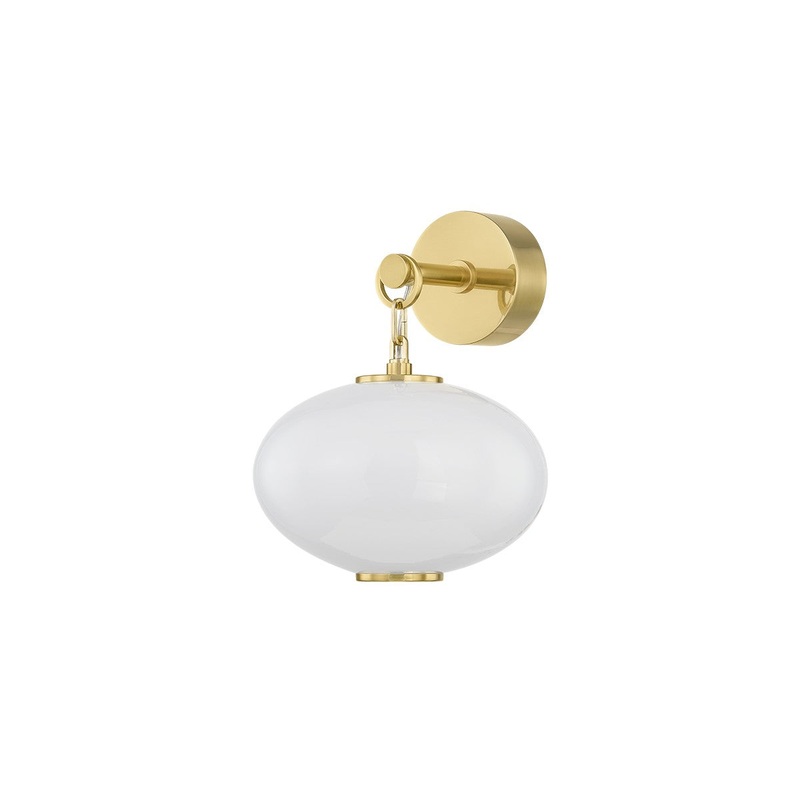 Corbett Lighting 473-01-VPB Nephele LED Wall Sconce Vintage Polished Brass