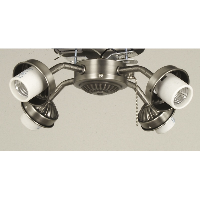 Craftmade EUB42AN Fitter Four Light Fitter Antique Nickel (Discontinued)