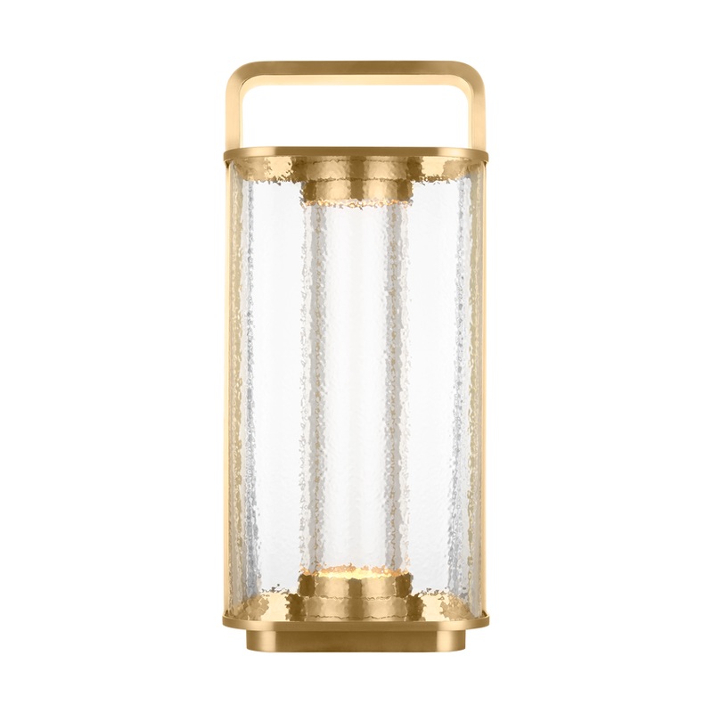 Flacara 15 Rechargeable Lantern Hand Rubbed Antique Brass