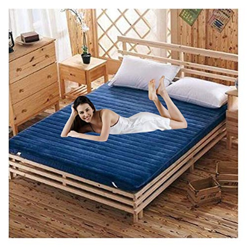 Ispessire materasso tatami traspirante, materassino pieghevole antiscivolo materasso futon materassino tatami, materasso matrimoniale singolo per bambini,D,135x190cm(53×75″)