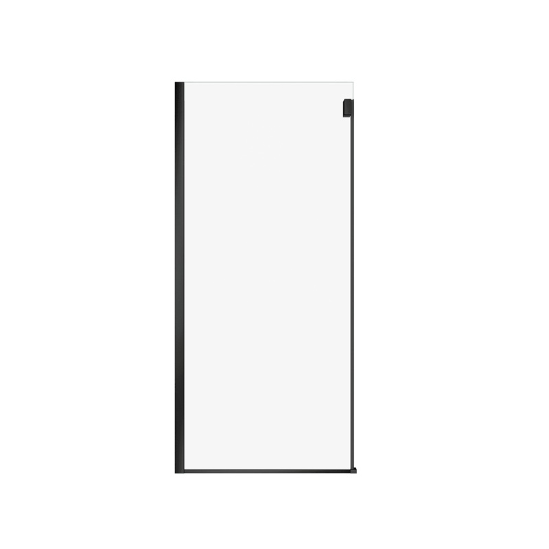 MAAX 139954-810-340-000 Duel Alto Return Panel for 36 in. Base with Clear glass in Matte Black
