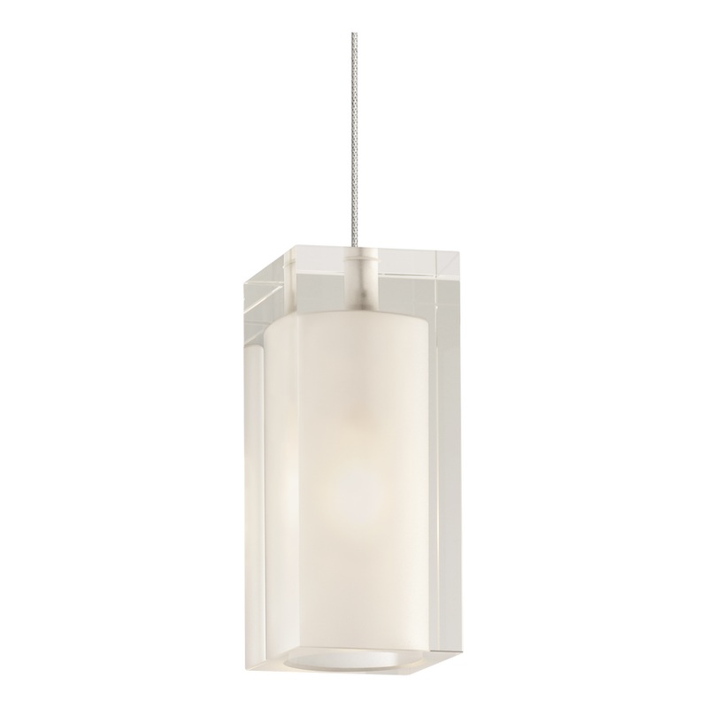 Solitude Pendant MonoPoint Satin Nickel LED Bulb(s) included