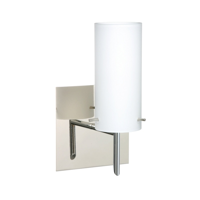 Besa 1SW-440307-CR-SQ Copa One Light Wall Sconce Chrome