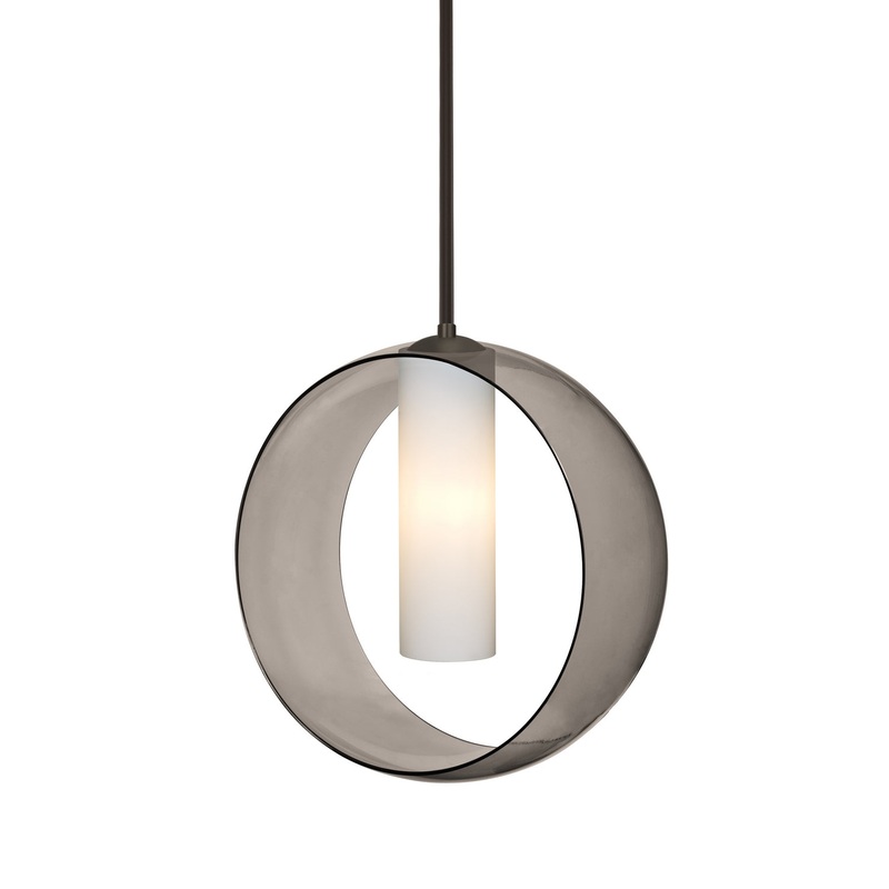 Besa 1TT-PLATOSM-LED-BR Plato One Light Pendant Bronze